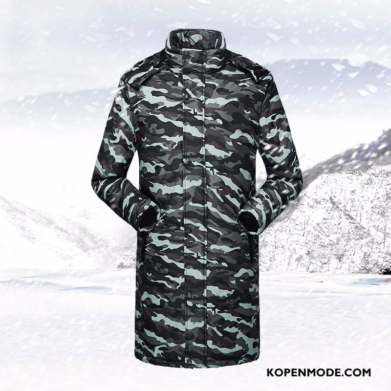 Katoenen Jas Heren Super Winter Dikke Camouflage Rood