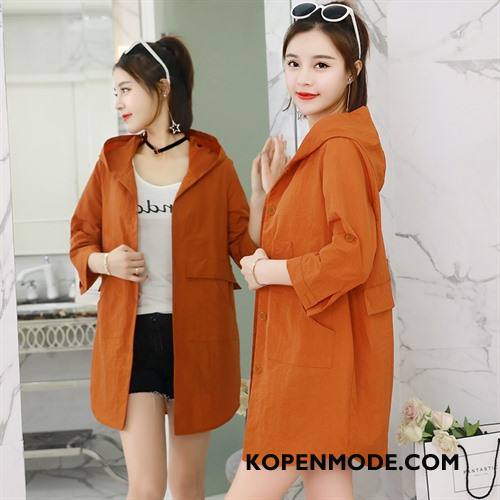 Korte Jas Dames Eenvoudige Elegante Met Één Rij Knoppen Hoodie Zomer Comfortabele Rood