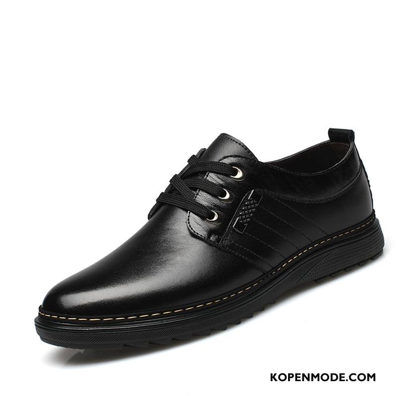 Leren Schoenen Heren Casual Mannen Pumps 2018 Merken Trend Bruine