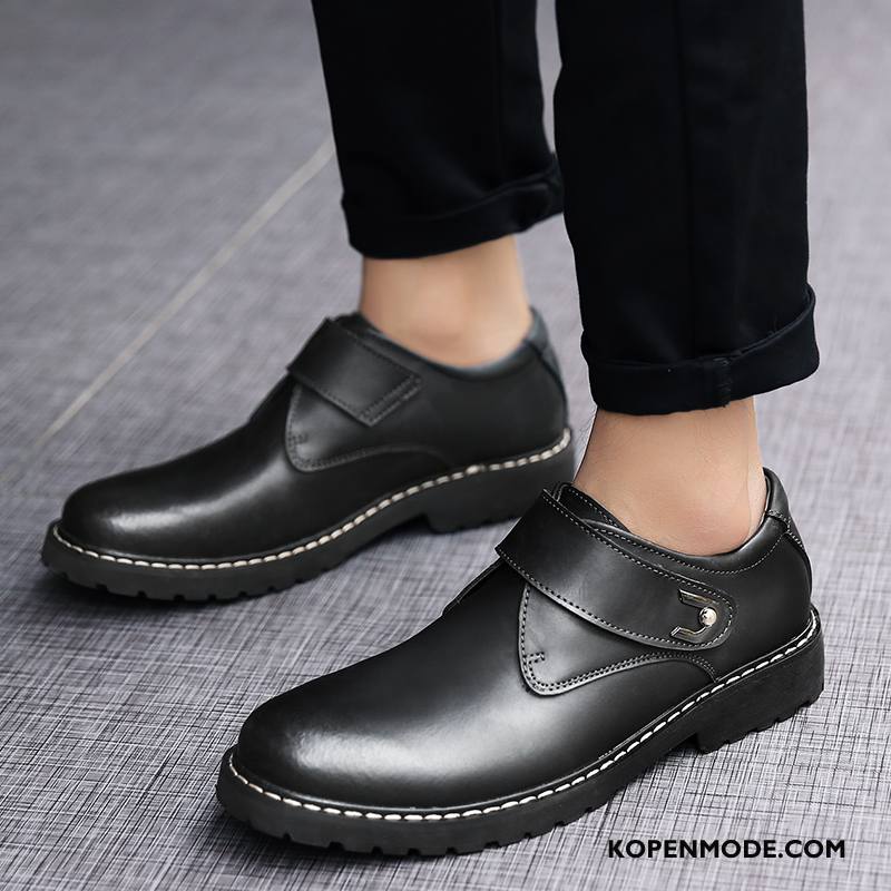 Leren Schoenen Heren Trend Slip On Echt Leer Mannen Groot Casual Bruine