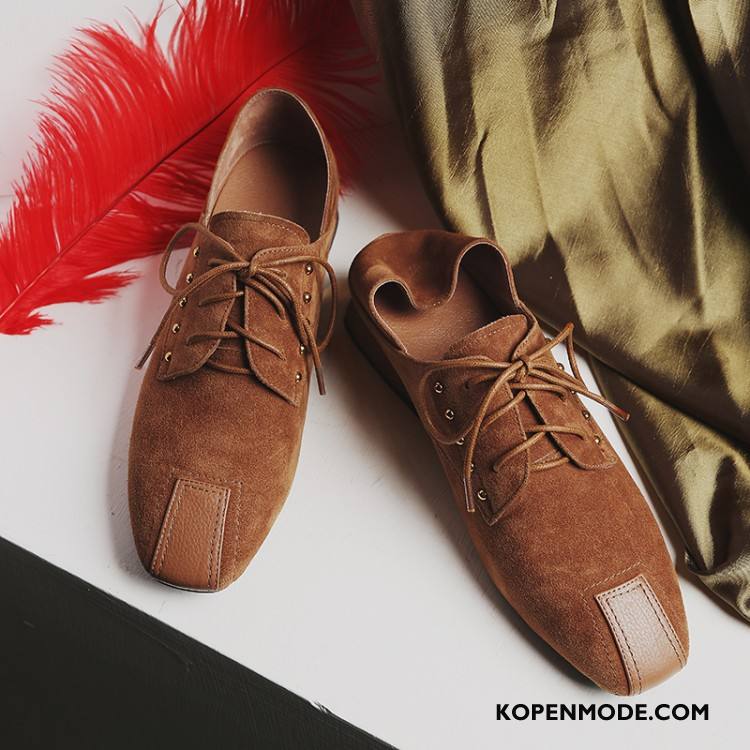 Mocassins Dames Trend Micro Bandjes Schoenen Voorjaar Vrouwen Zwart