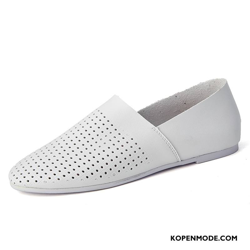 Mocassins Heren Loafers Schoenen Casual Slip On Bootschoenen Trend Zwart