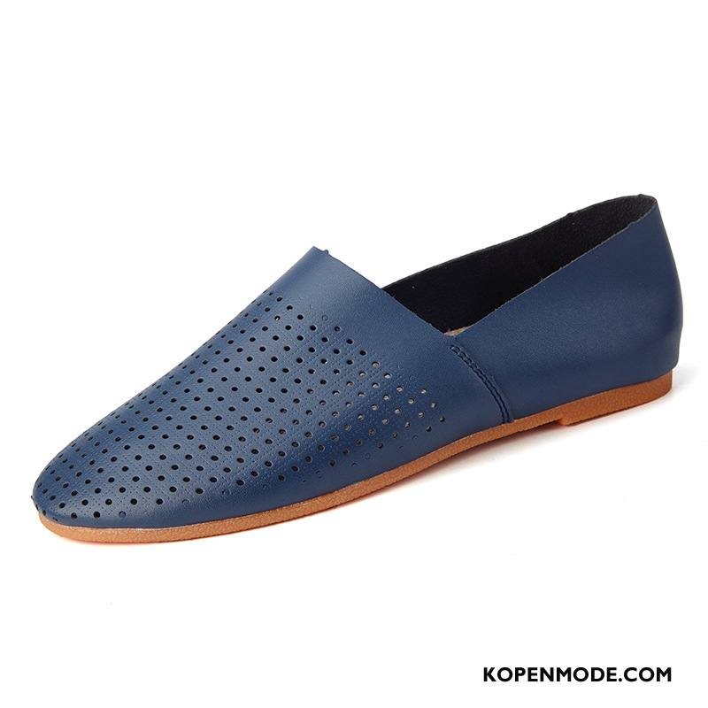 Mocassins Heren Loafers Schoenen Casual Slip On Bootschoenen Trend Zwart