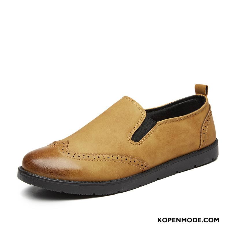 Mocassins Heren Slip On 2018 Schoenen Mannen Voorjaar Casual Bruine