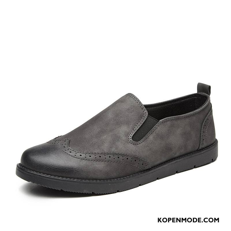 Mocassins Heren Slip On 2018 Schoenen Mannen Voorjaar Casual Bruine