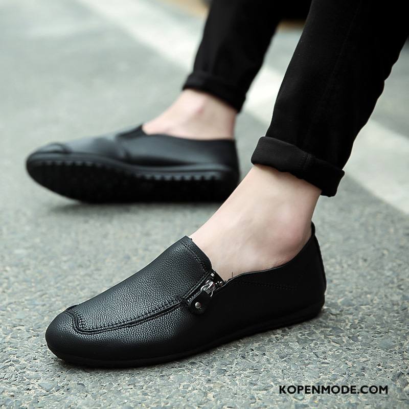 Mocassins Heren Trend Leren Schoenen Mannen Casual Zomer Slip On Bruine