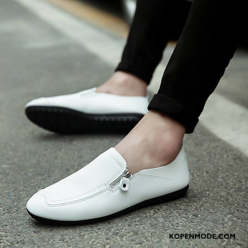 Mocassins Heren Trend Leren Schoenen Mannen Casual Zomer Slip On Bruine