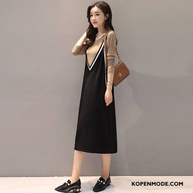 Pakken Dames Mode Dunne Herfst Slim Fit 2018 Eenvoudige Zwart