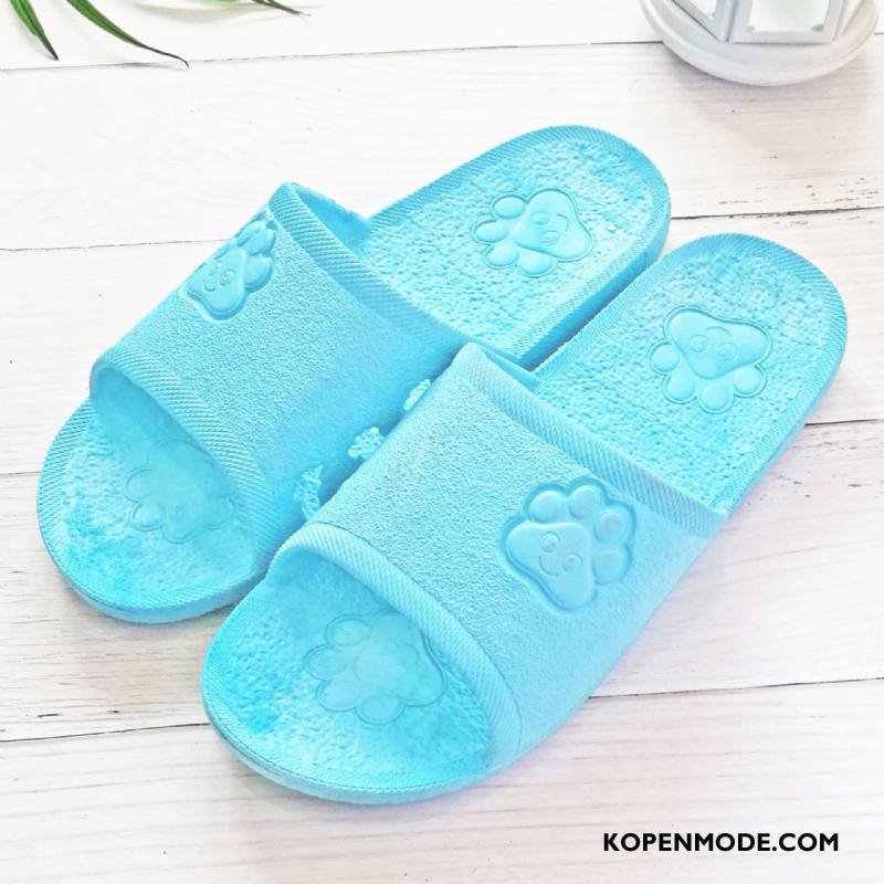 Pantoffels Dames Binnen Lovers Plateauzool Vrouwen Slijtvastheid Zomer Purper