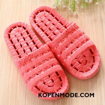 Pantoffels Dames Binnen Lovers Plateauzool Vrouwen Slijtvastheid Zomer Purper