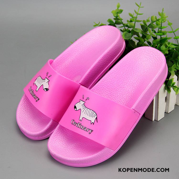 Pantoffels Dames Zomer Slippers Vrouw Antislip Vrouwen Schoenen Rood