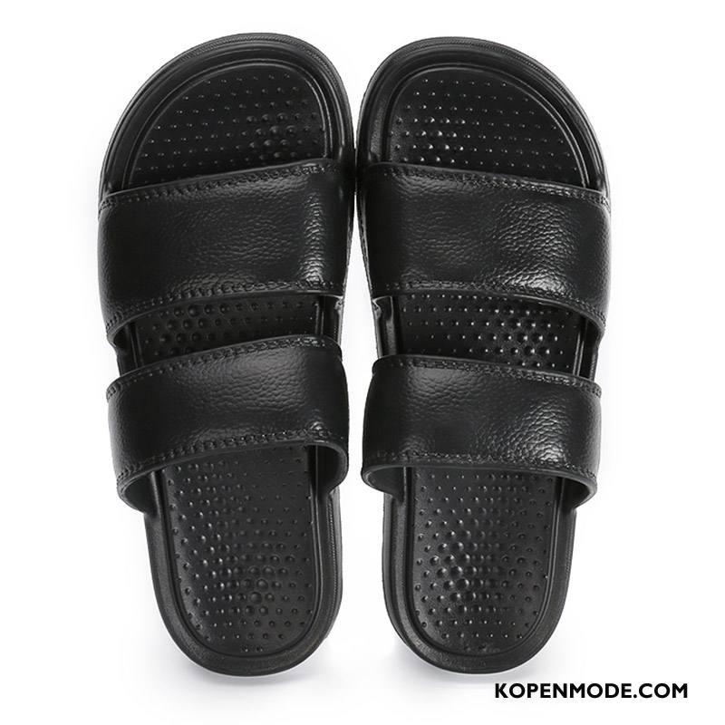 Pantoffels Heren Badkamer Antislip Zomer Mannen Lovers Binnen Zwart