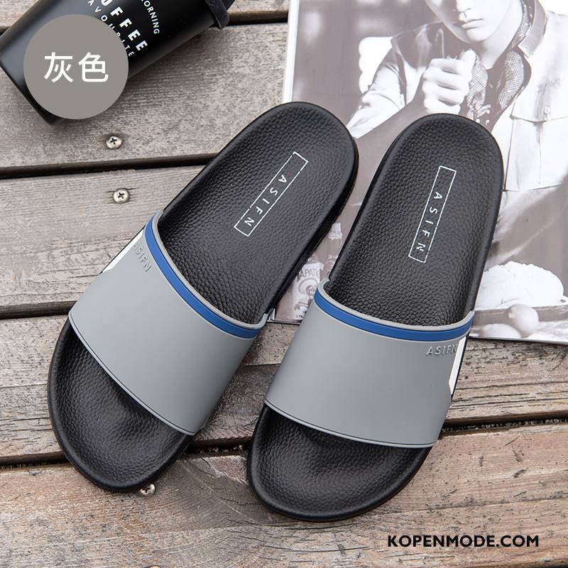 Pantoffels Heren Groot Antislip Slippers Mannen Zomer Badkamer Zwart