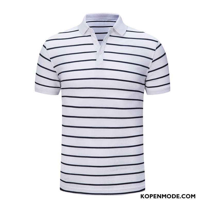 Polo Heren Jeugd Mannen Slim Fit Zomer Mode Geel