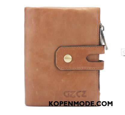 Portemonnee Dames Korte Mode Kaart Tas Rits Vrouwen Hand Rood