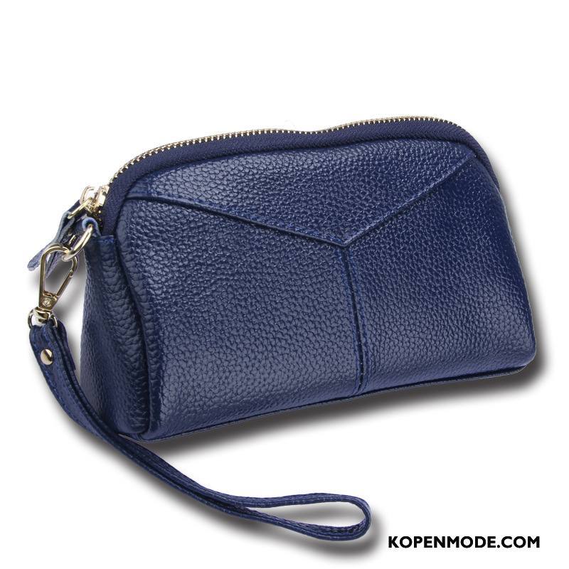 Portemonnee Dames Tas Hand Mode Echt Leer Vrouwen Roze