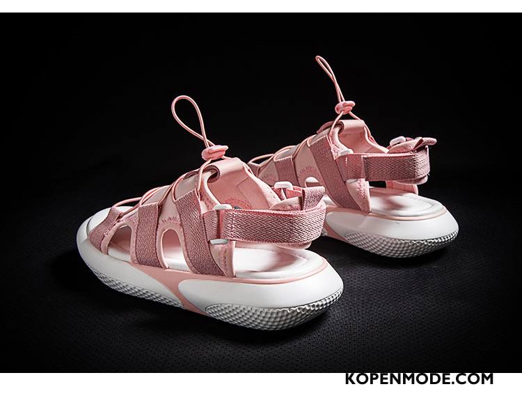 Sandalen Dames Plat 2018 Vrouwen Alle Wedstrijden Zomer Sport Roze Rood Zandkleur