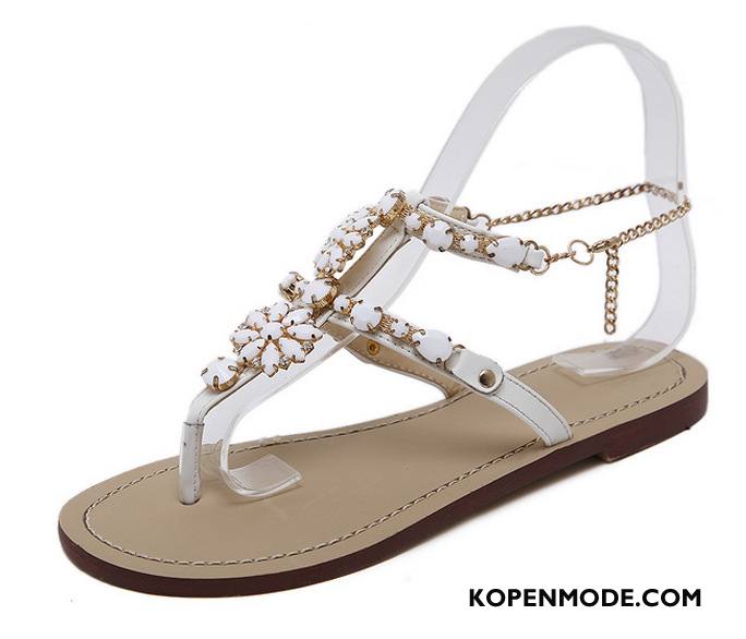 Sandalen Dames Vrouwen Hete Verkoop Met Strass Sandaal Gouden