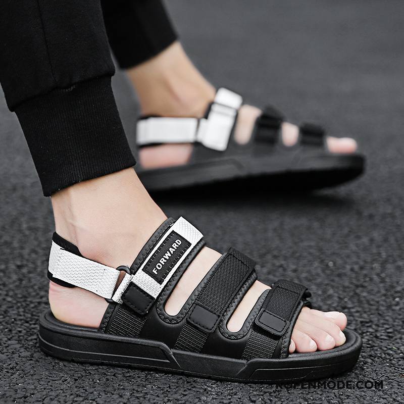Sandalen Heren Pantoffels Bovenkleding Trend Sandaal Mode Persoonlijk Zandkleur Rood Zwart