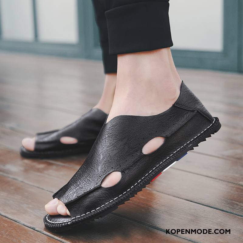 Sandalen Heren Persoonlijk Alle Wedstrijden Trend Outdoor Sandaal Casual Zandkleur Groen