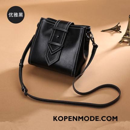 Schoudertas Dames Alle Wedstrijden Eenvoudig Mode Vintage Messenger Tas Vrouwen Zwart