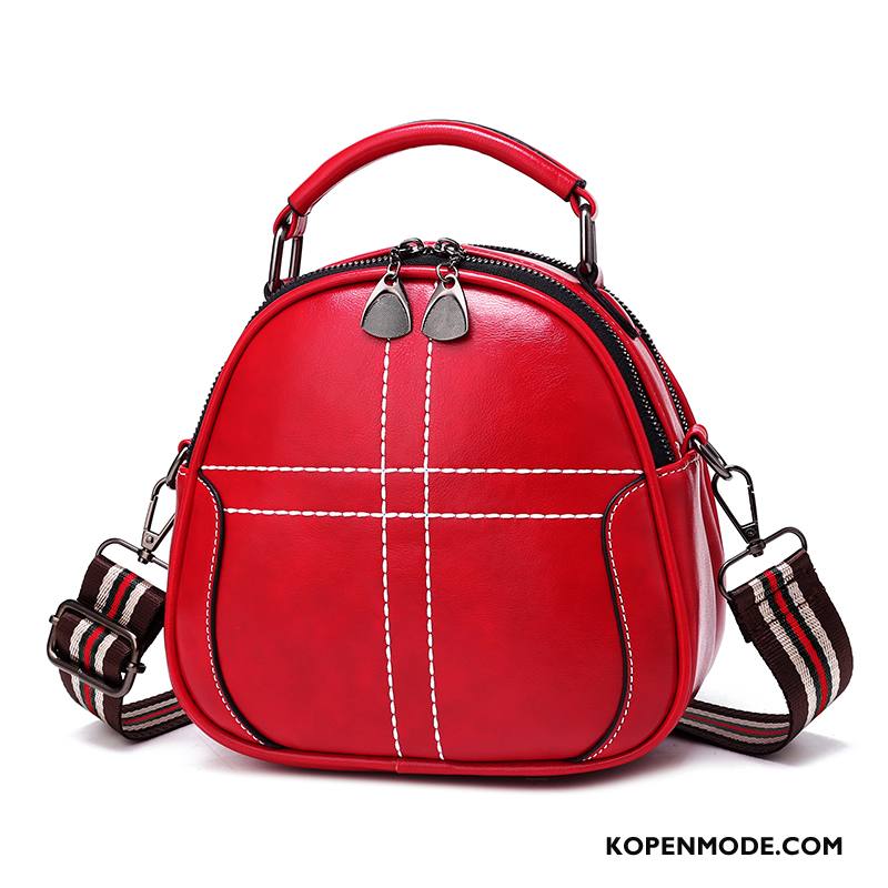 Schoudertas Dames Alle Wedstrijden Nieuw Mesh Handtas Mini Messenger Tas Rood Zwart Groen