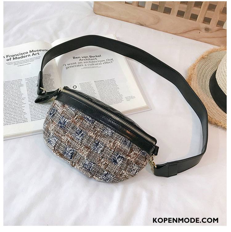 Schoudertas Dames Borst Tas Messenger Tas Nieuw Trend Mini Zomer Zwart