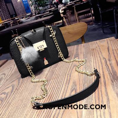 Schoudertas Dames Ketting Vrouwen Messenger Tas 2018 Konijnenoren Casual Roze Rood