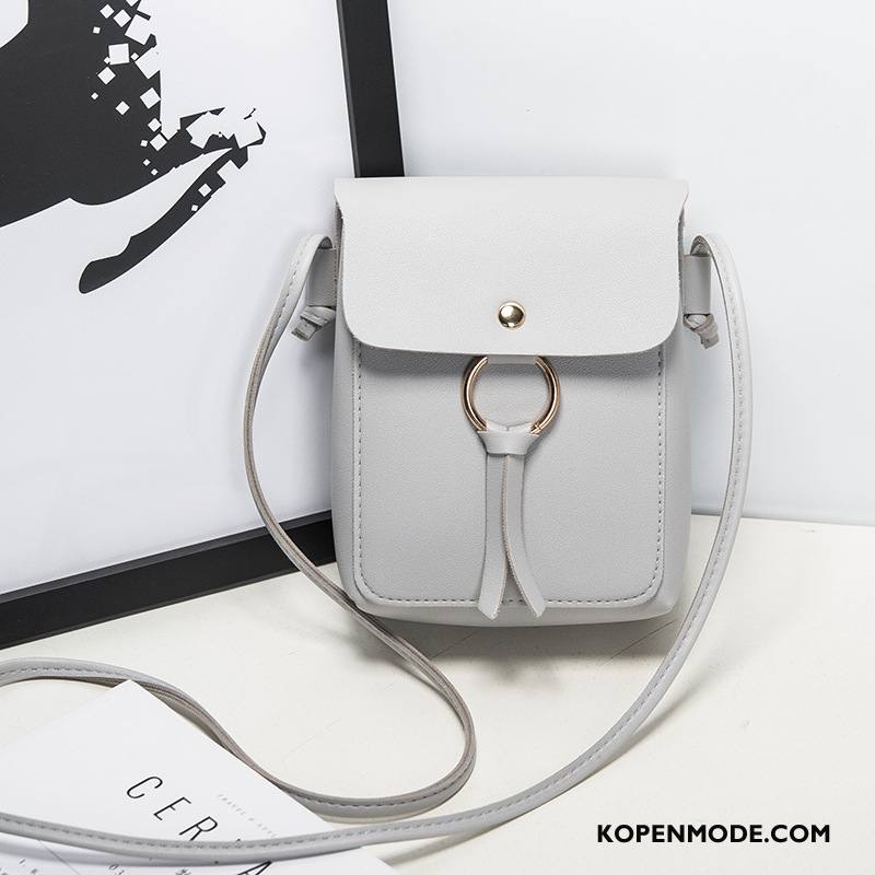 Schoudertas Dames Kwasten Messenger Tas Telefoon Nieuw 2018 Mini Bruine