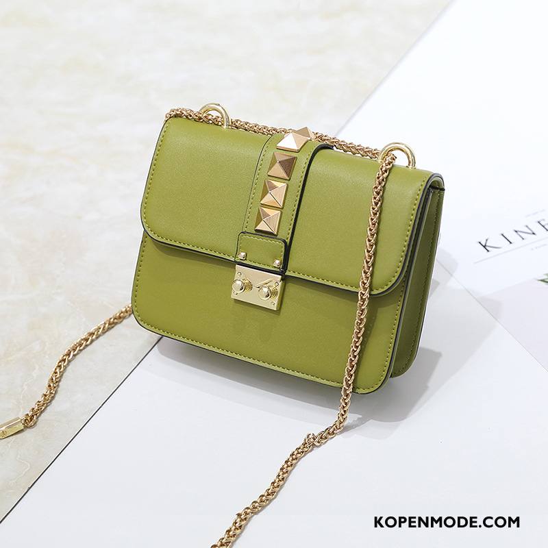 Schoudertas Dames Mini Messenger Tas Vrouwen Mode Groen