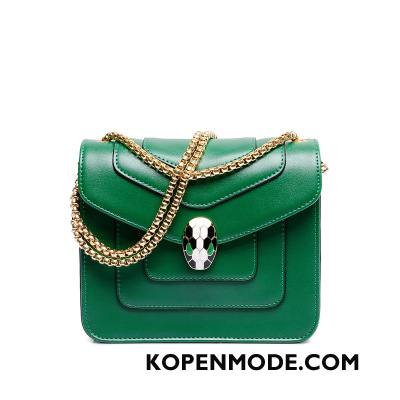 Schoudertas Dames Vrouwen Ketting Nieuw Mode 2018 Groot Groen