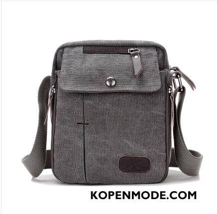 Schoudertas Heren Mannen Vrouwen Messenger Tas Outdoor Mini Casual Kaki