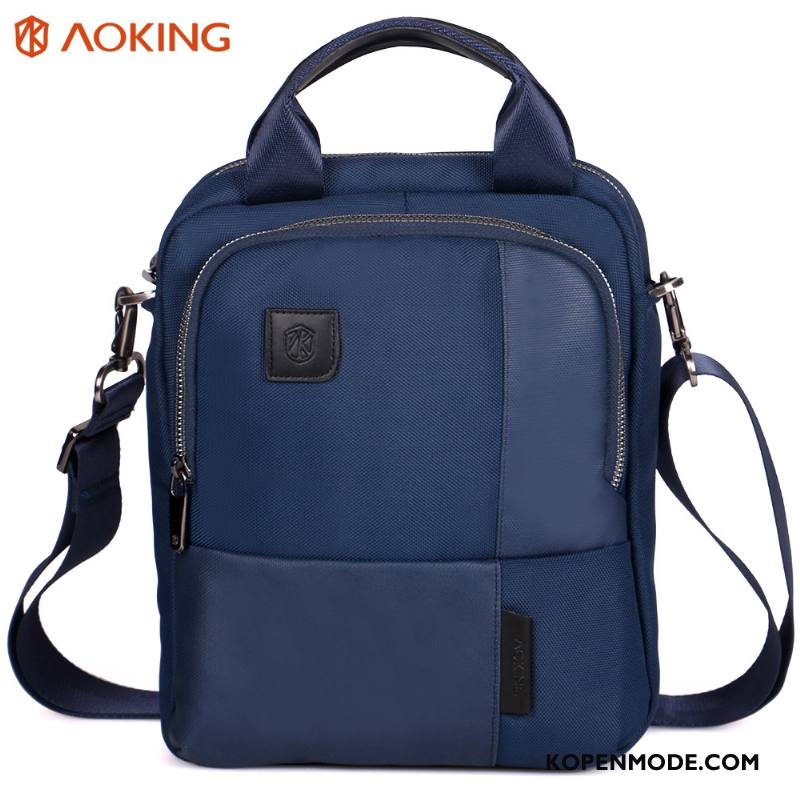 Schoudertas Heren Messenger Tas Business Casual Mannen Zwart