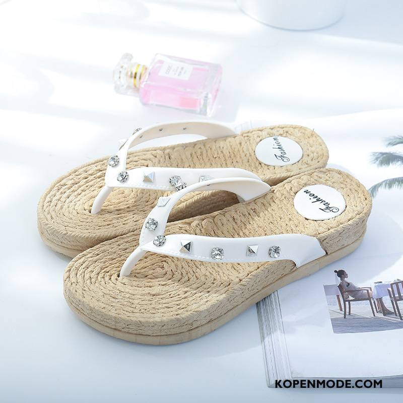 Slippers Dames Pantoffels Hoge Hakken 2018 Binnen Antislip Schoenen Zwart