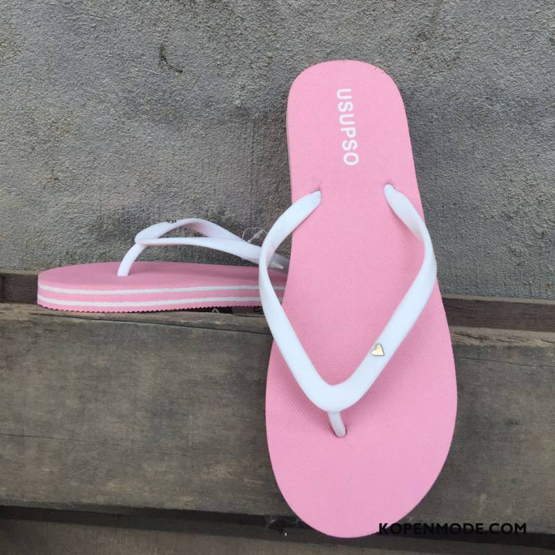 Slippers Dames Plateauzool Vrouwen Persoonlijk Zomer Pantoffels Mode Roze