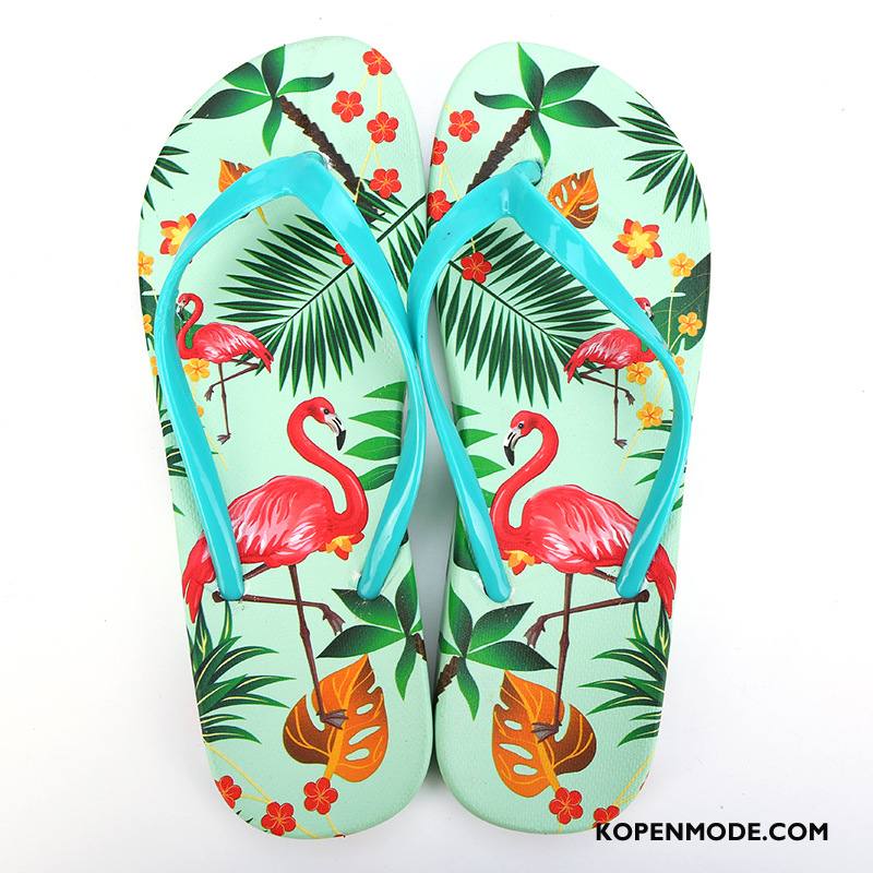 Slippers Dames Vrouw Binnen Antislip Zachte Zolen Zomer Vrouwen Roze Rood Zandkleur