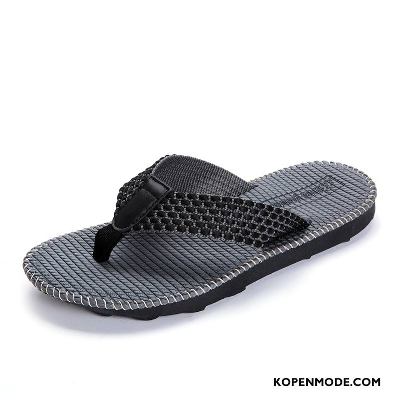 Slippers Heren Antislip Outdoor Trend Pantoffels Schoenen Mannen Kaki Zandkleur