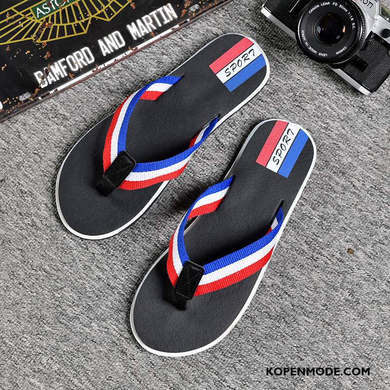 Slippers Heren Antislip Trend Mannen Pantoffels Casual Outdoor Zandkleur Zwart