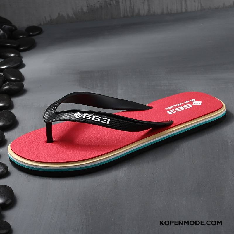 Slippers Heren Bovenkleding Outdoor Trend Pantoffels Schoenen Antislip Zandkleur Zwart