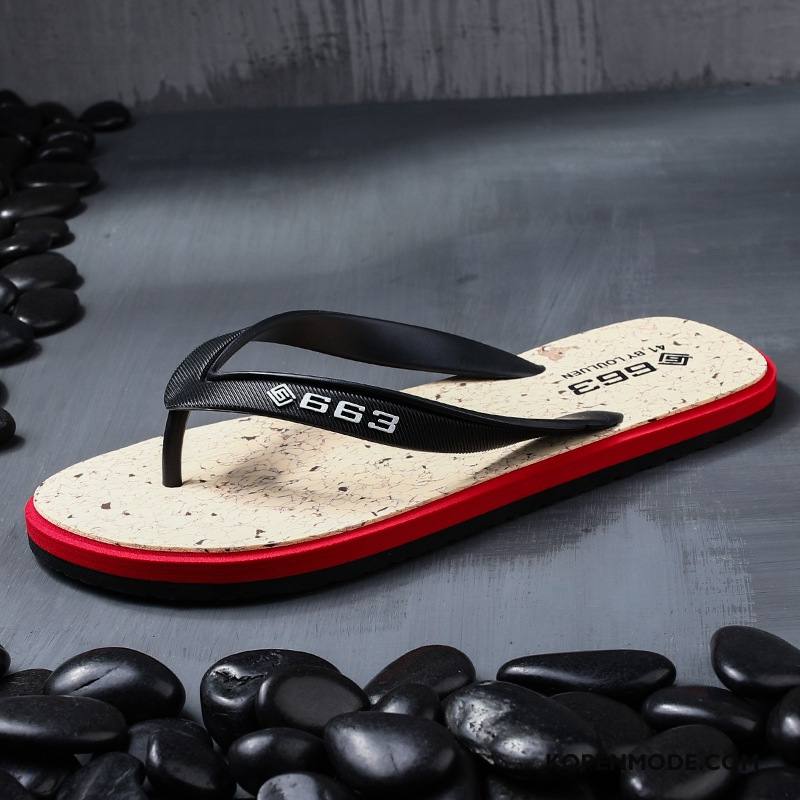 Slippers Heren Bovenkleding Outdoor Trend Pantoffels Schoenen Antislip Zandkleur Zwart