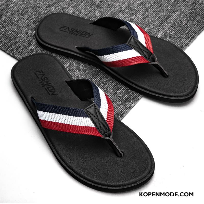 Slippers Heren Bovenkleding Schoenen Pantoffels Mannen Casual Zomer Zandkleur Zwart