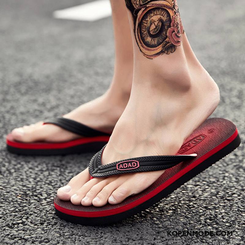 Slippers Heren Pantoffels Sandaal Schoenen Zomer Trend Bovenkleding Zwart