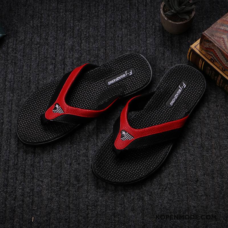 Slippers Heren Persoonlijk Dikke Zool Trend Zomer Antislip Student Zandkleur Grijs