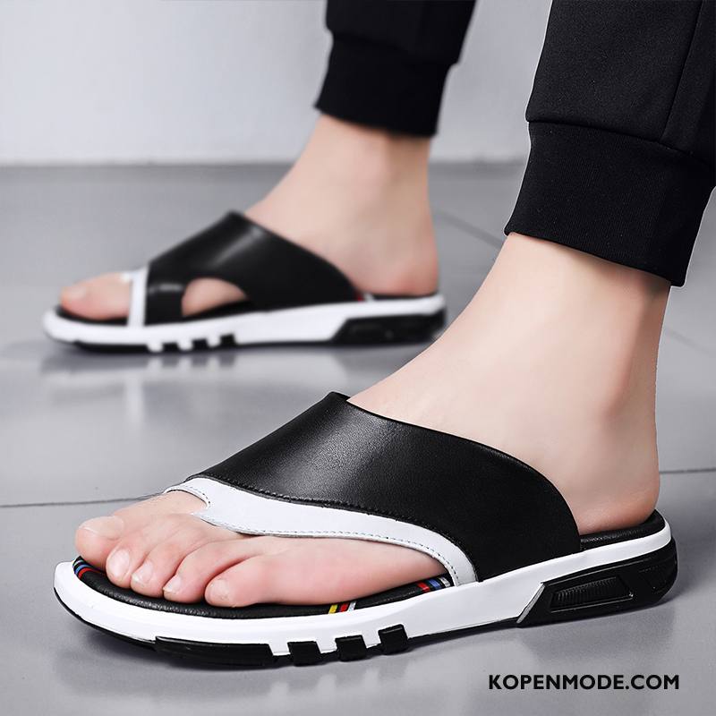 Slippers Heren Persoonlijk Lichte Bovenkleding Pantoffels Trend Mannen Rood Wit