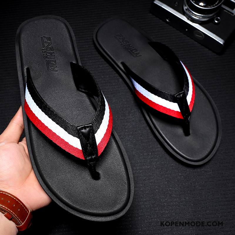 Slippers Heren Persoonlijk Mode Trend Sandaal Pantoffels Antislip Zandkleur Zwart