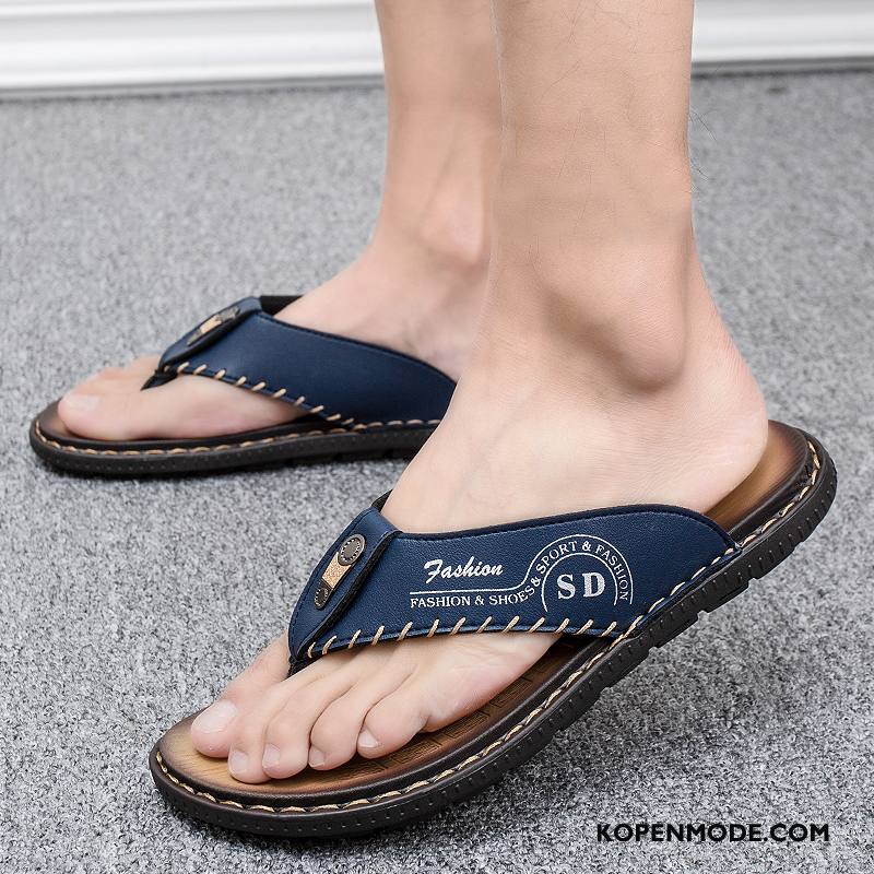 Slippers Heren Persoonlijk Sandaal Outdoor Trend Mannen Zomer Zandkleur Bruine