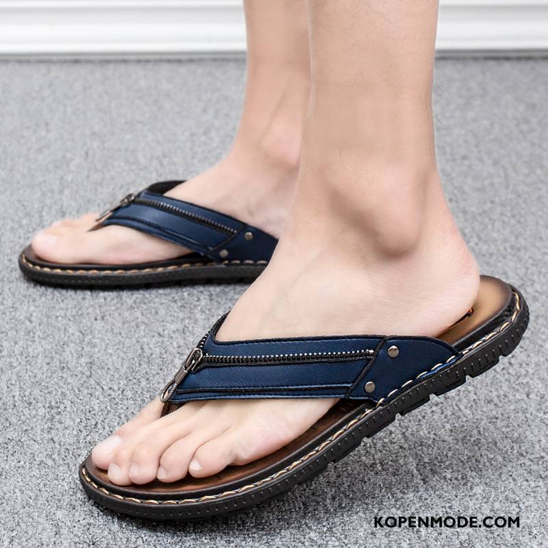 Slippers Heren Persoonlijk Sandaal Outdoor Trend Mannen Zomer Zandkleur Bruine