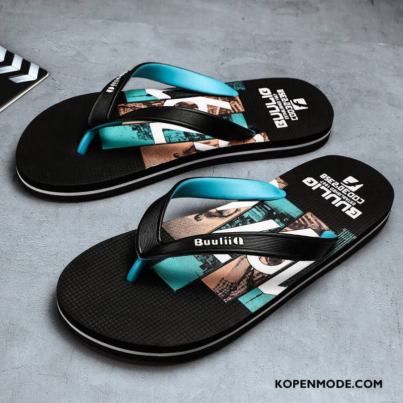 Slippers Heren Persoonlijk Trend Zomer Antislip Mannen Outdoor Blauw Zandkleur