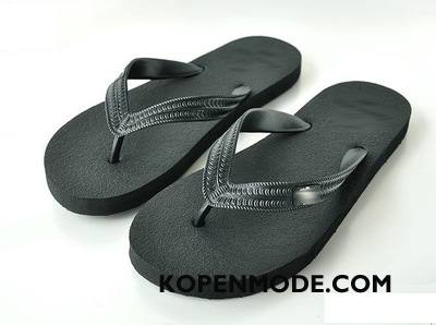 Slippers Heren Zomer Pantoffels Antislip Mannen Blauw Zandkleur