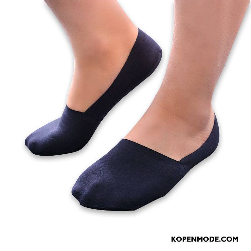 Sokken Heren 2018 Scheppend Heimelijkheid Silicone Voorjaar Antislip Gemengde Kleuren Blauw Rood Licht